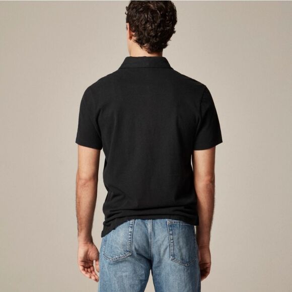 J Crew Shirt XXLT Polo Black - Picture 3 of 7